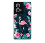 Flamingo And Flowers Motorola Moto Edge 2024 Case OV8035