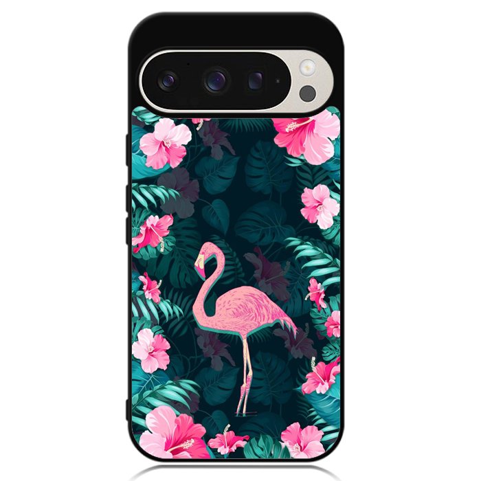 Flamingo And Flowers Google Pixel 9 Pro XL Case
