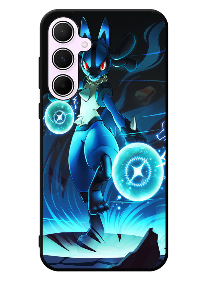 Pokemon Luxury Lucario Samsung Galaxy A35 5G Case