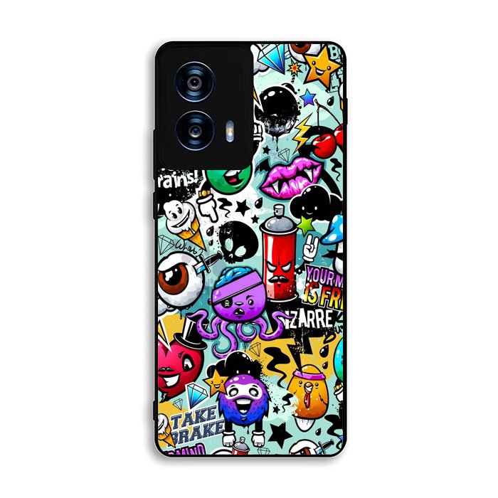 Cartoon Graffiti Motorola Moto G Power 5G 2024 Case OV1497