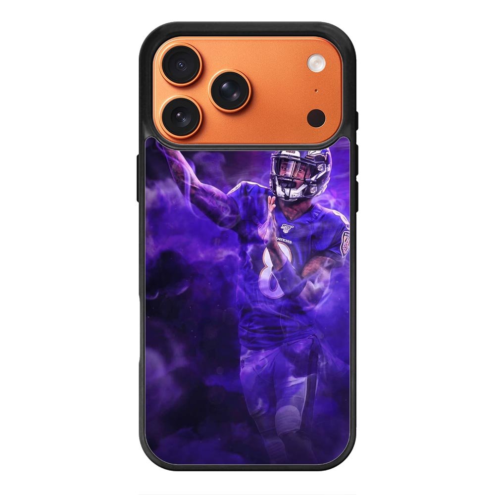 Lamar Jackson Smoke iPhone 17 Pro Case