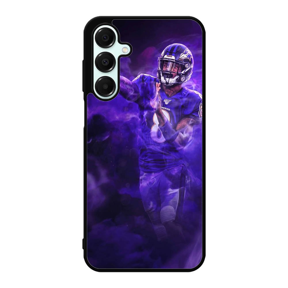 Lamar Jackson Smoke Samsung Galaxy A16 Case OV7035