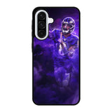 Lamar Jackson Smoke Samsung Galaxy A56 Case OV7035