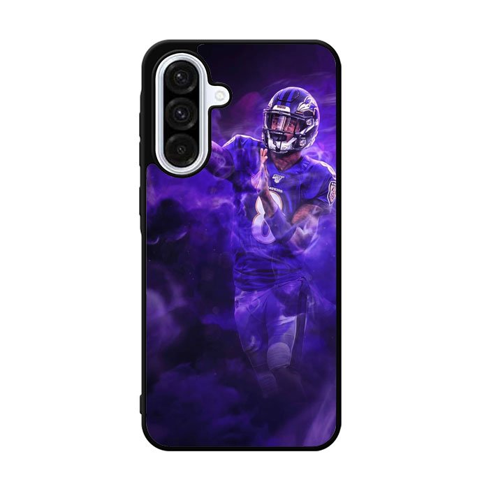 Lamar Jackson Smoke Samsung Galaxy A36 Case OV0255