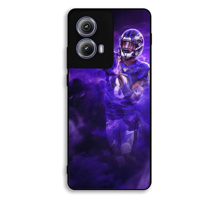 Lamar Jackson Smoke Motorola Moto Edge 2024 Case OV0255