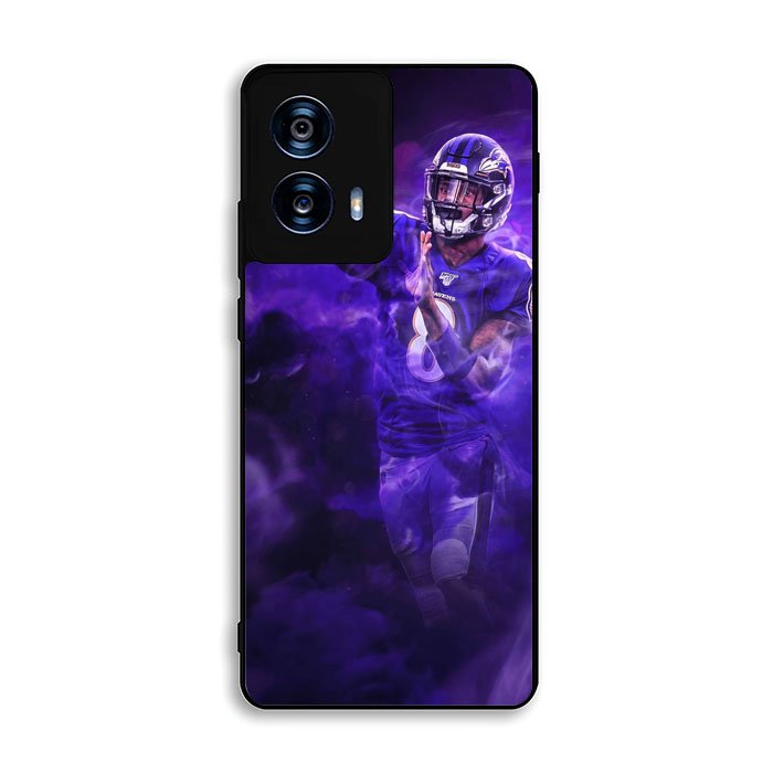 Lamar Jackson Smoke Motorola Moto G Power 5G 2024 Case OV0255