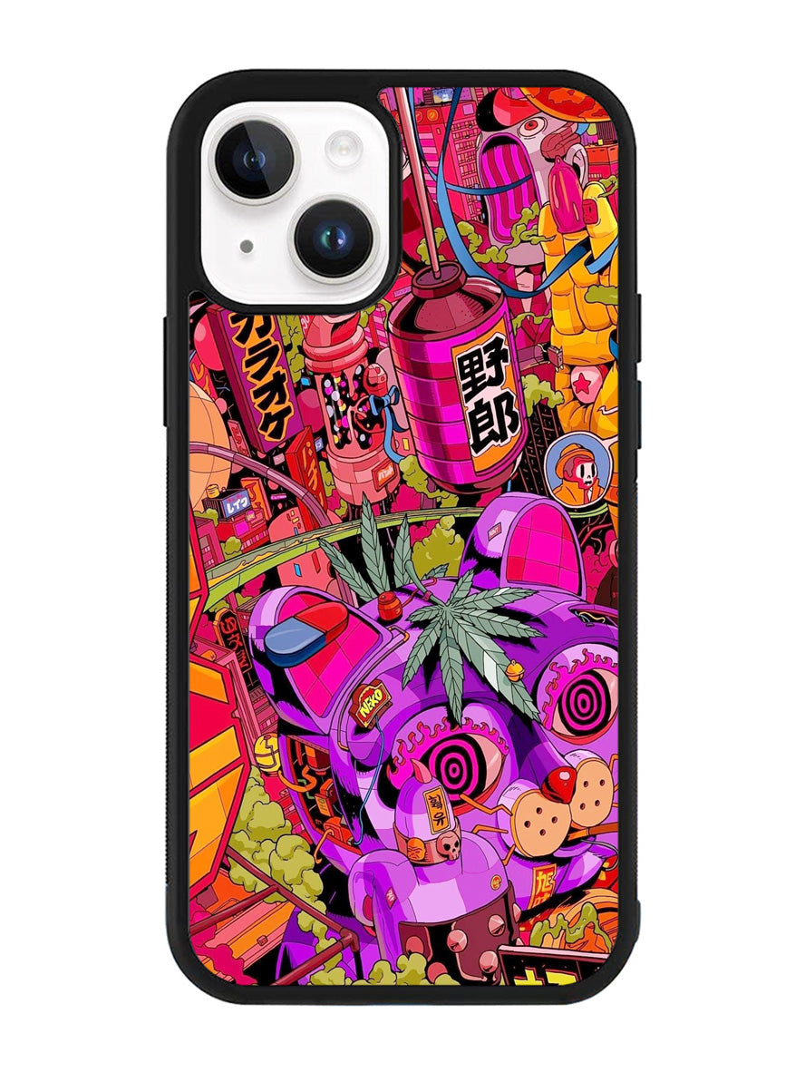 Stoner Trippy iPhone 15 Plus Case OV7838