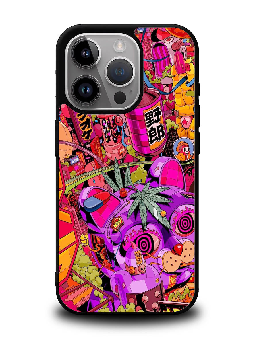 Stoner Trippy iPhone 14 Pro Max Case QC7838