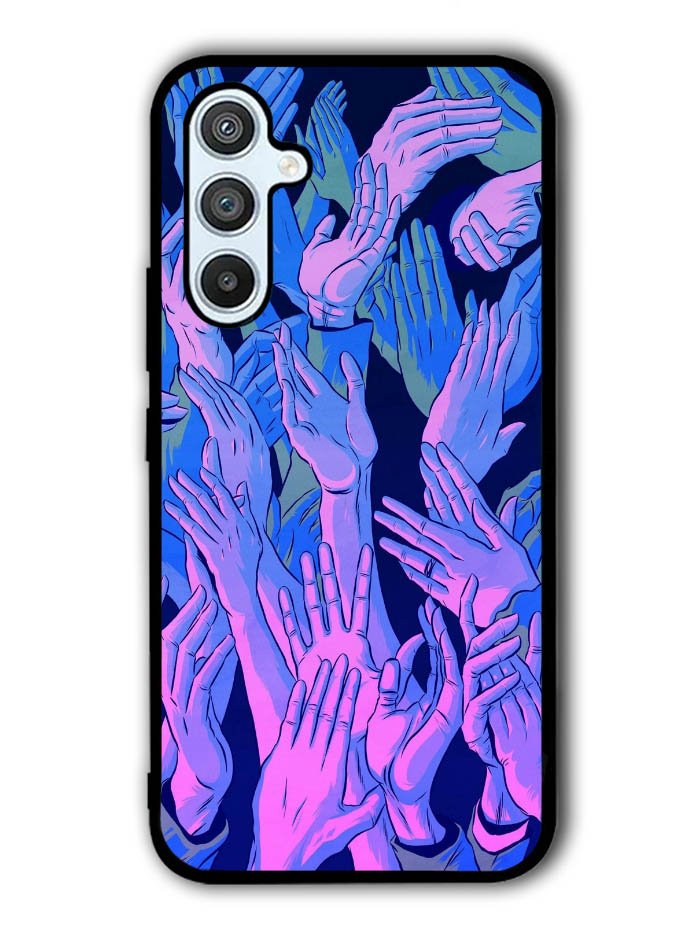 Vaporwave Wallpaper Hands Samsung Galaxy A54 5G Case OV7748