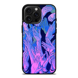 Vaporwave Wallpaper Hands iPhone 16 Pro Case OV7748