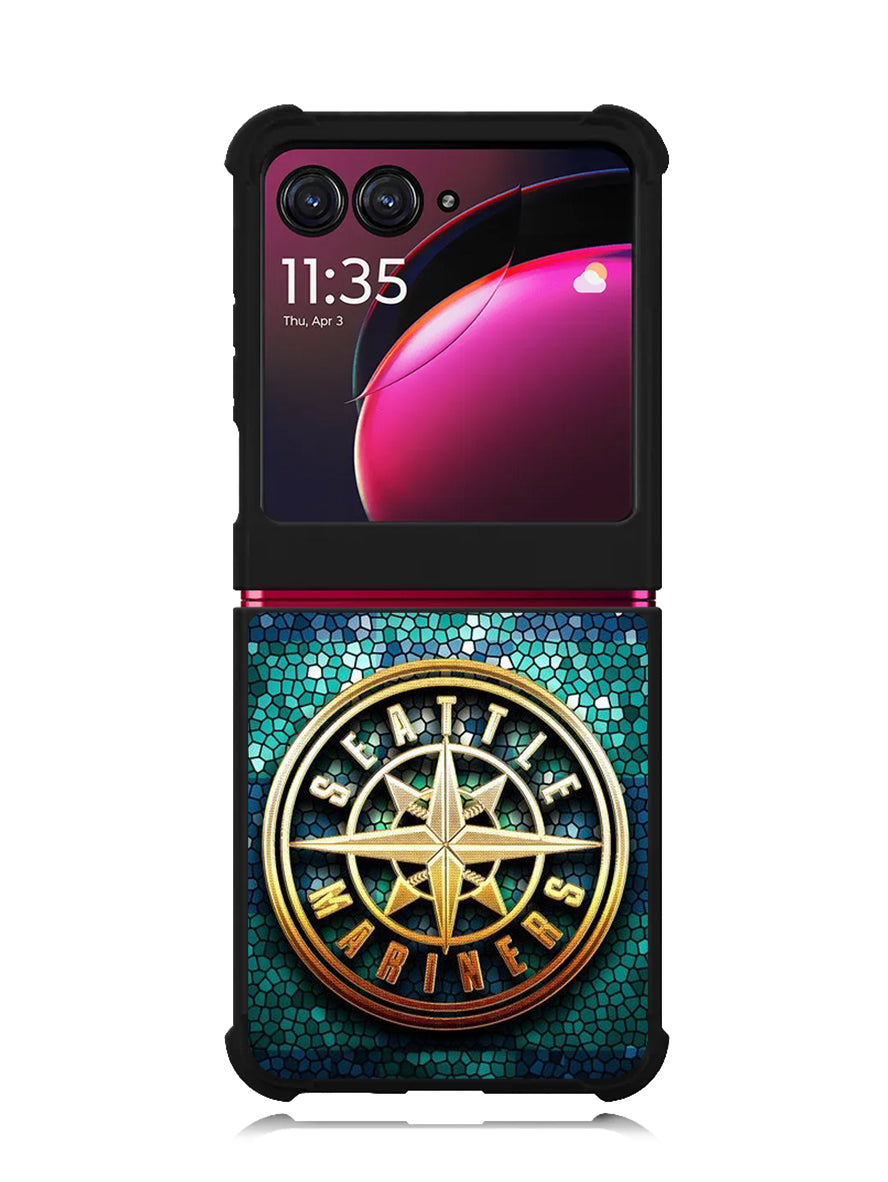 Seattle Mariners Motorola Moto Razr Plus 2023 , Moto Razr+ 2023 Case