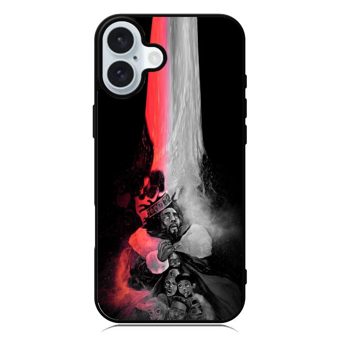 J Cole Illustration iPhone 16 Plus Case