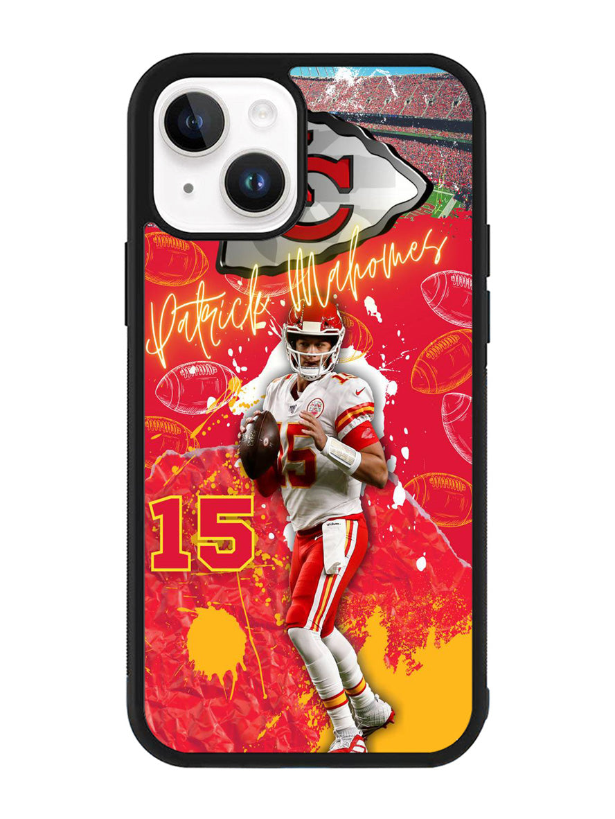 Patrick Mahomes iPhone 15 Plus Case OV7993