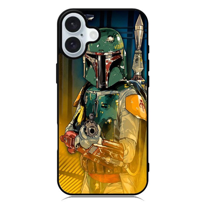 Star Wars Boba iPhone 16 Plus Case QC9516