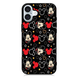 Mickey Mouse Black iPhone 16 Plus Case QC9506