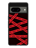 Red Danger Tape Google Pixel 8 Case QC9533