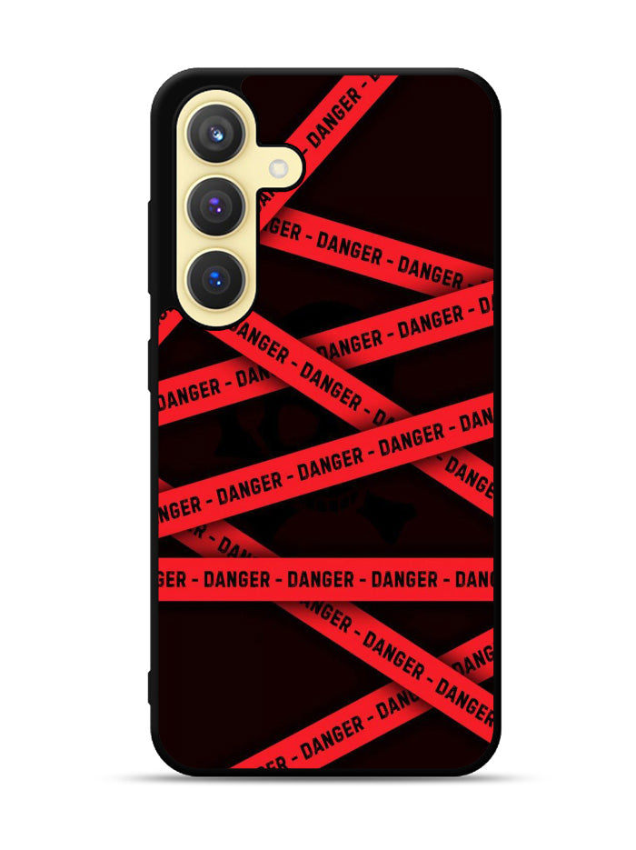 Red Danger Tape Samsung Galaxy S23 5G Case QC9533