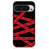 Red Danger Tape Google Pixel 9 | Pixel 9 Pro Case OV9533