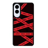 Red Danger Tape Samsung Galaxy S25 Edge 5G Case OV9533