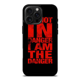 Red Danger iPhone 16 Pro Case OV9534