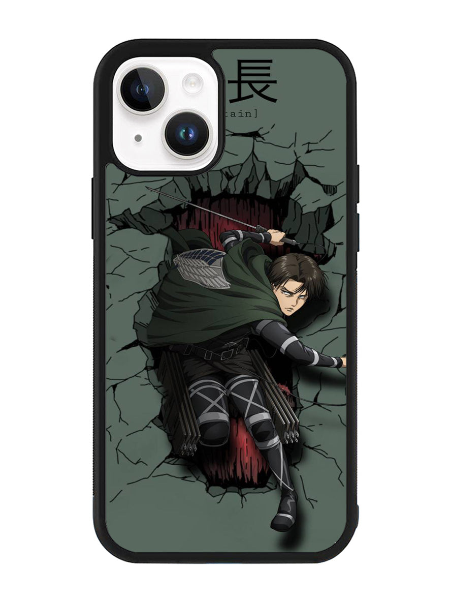 Levi ackerman iPhone 15 Plus Case OV9526