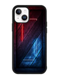 Red and blue iPhone 15 Case OV9532