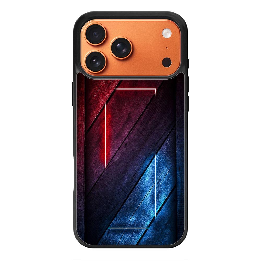 Red and blue iPhone 17 Pro Case OV9532