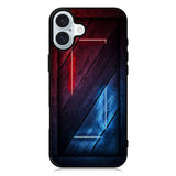 Red and blue iPhone 16 Case QC9532