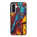 Orange And Blue Fluid Samsung Galaxy A56 5G Case OV9586