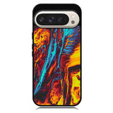 Orange And Blue Fluid Google Pixel 10 | Google Pixel 10 Pro Case OV9586