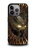black panther gold iPhone 14 Pro Max Case QC9556