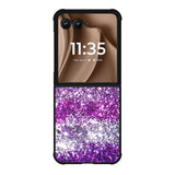 Pink Purple Silver Motorola Moto RAZR Plus 2025 Case OV9553