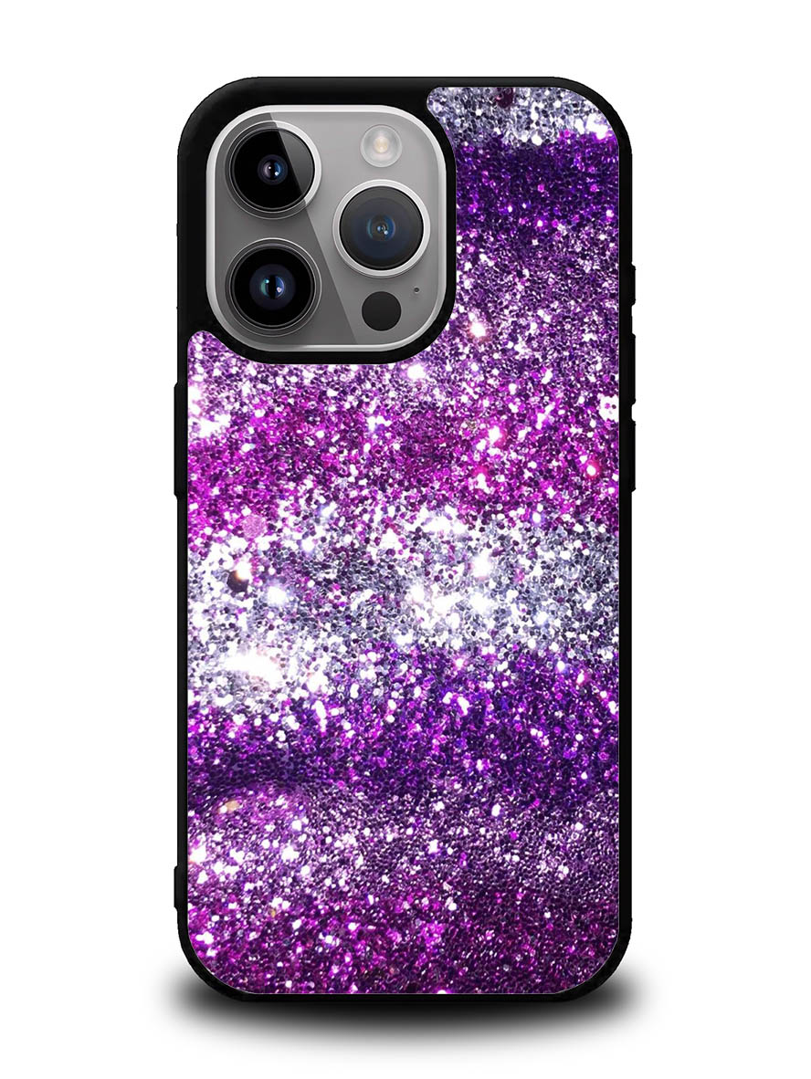 Pink Purple Silver iPhone 14 Pro Case QC9553