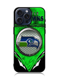 Seattle Seahawks Logo iPhone 15 Pro Case OV9545