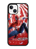 Spiderman Painted iPhone 14 Plus Case QC8949