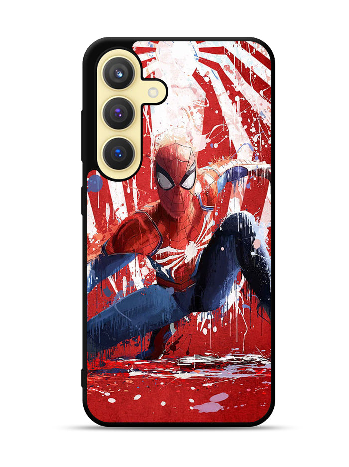 Spiderman Painted Samsung Galaxy S24 Plus 5G , Samsung Galaxy S24+ 5G Case OV8949