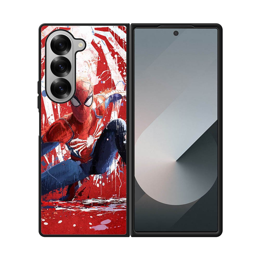 Spiderman Painted Samsung Galaxy Z Fold 7 5G Case OV8949