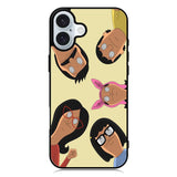 Bobs burger Family iPhone 16 Plus Case QC8996