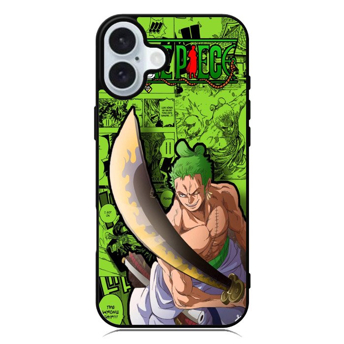 one piece roronoa zoro iPhone 16 Case QC9012