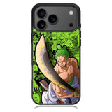 one piece roronoa zoro iPhone 17 Pro Case OV9012