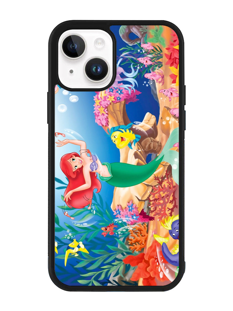 little mermaid Wallpaper iPhone 15 Case OV0775