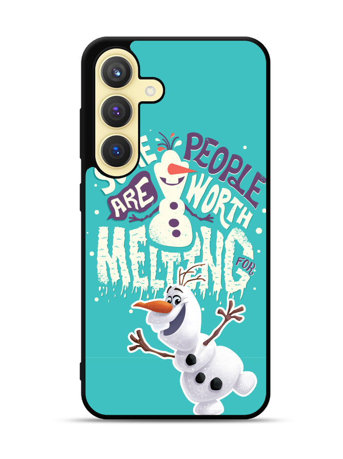 Frozen Olaf Quotes Samsung Galaxy S24 FE 5G Case OV0804