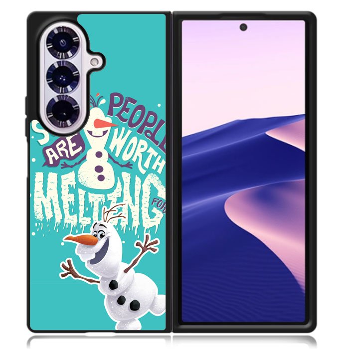Frozen Olaf Quotes Samsung Galaxy Z Fold 7 Case OV0804