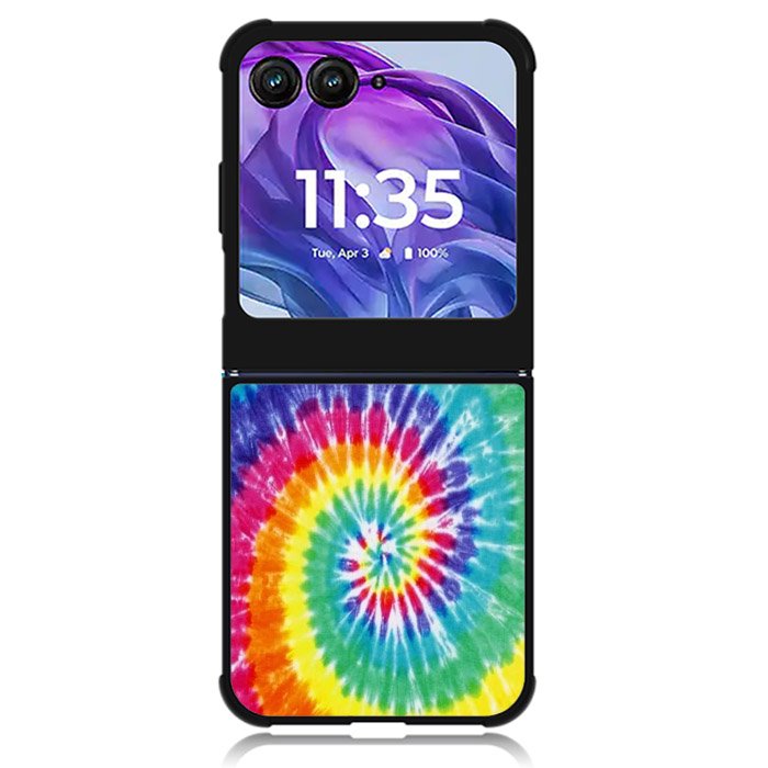 Tie Dye Motorola Moto Razr Plus 2024 , Moto Razr+ 2024 Case