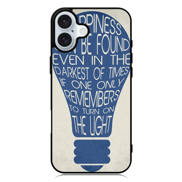 happyness quote harry potter iPhone 16 Case QC5056