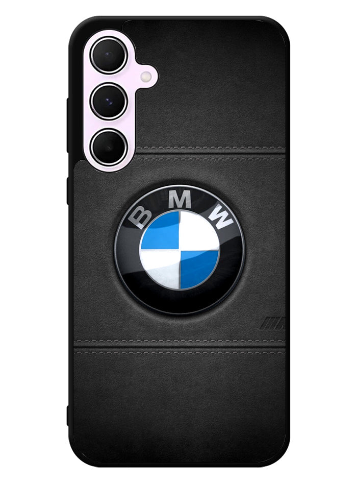 Bmw leather Logo Samsung Galaxy A35 5G Case