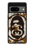 A Bathing Ae x Stussy Google Pixel 8A Case QC0933