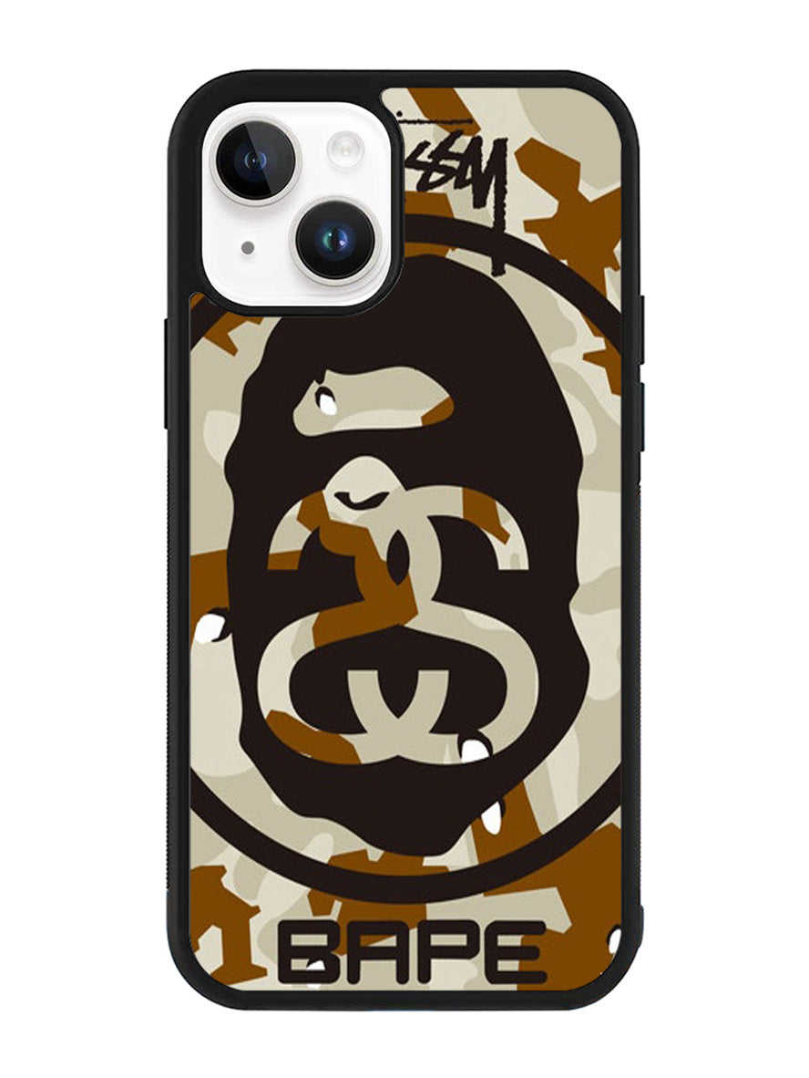 A Bathing Ae x Stussy iPhone 14 Case QC0933