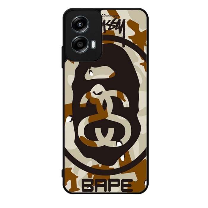 A Bathing Ae x Stussy Motorola Moto G Play 2024 Case OV0933