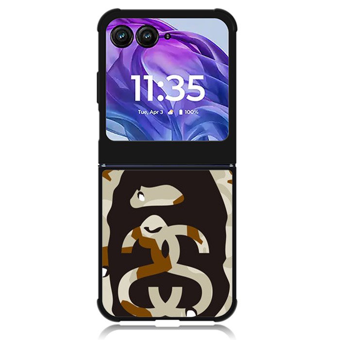 A Bathing Ae x Stussy Motorola Moto Razr Plus 2024 , Moto Razr+ 2024 Case OV0933